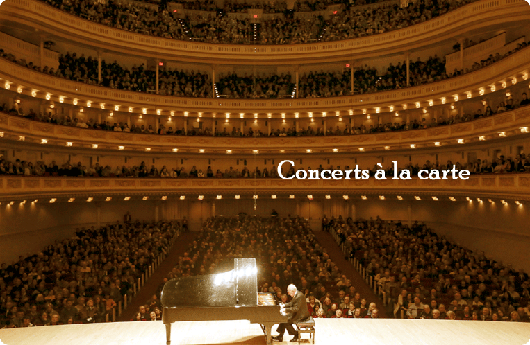 Découvrez les plus belles pages de la musique classique, latino-américaine ou en encore contemporaine avec des interprètes d'exception. <a href="https://www.bananamusic.eu/concerts-%C3%A0-la-carte"></a>